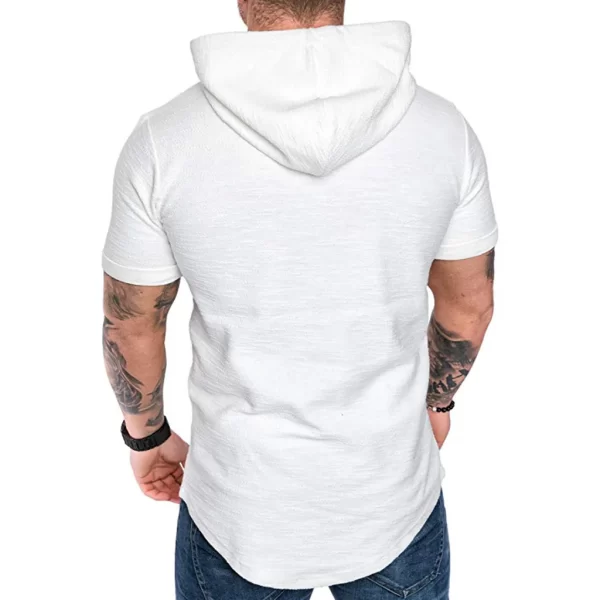 MRMT 2024 Brand New Mens Hoodies Sweatshirts Short Sleeve Men Hoodies Sweatshirt Casual Solid Color Man hoody For Male Hooded - Image 5