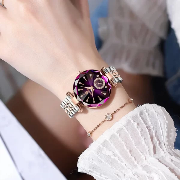 POEDAGAR Luxury Woman Wristwatch Elegant Waterproof Stainless Steel Watch for Ladies Dress Diamond Quartz Women's Watches Reloj - Image 5