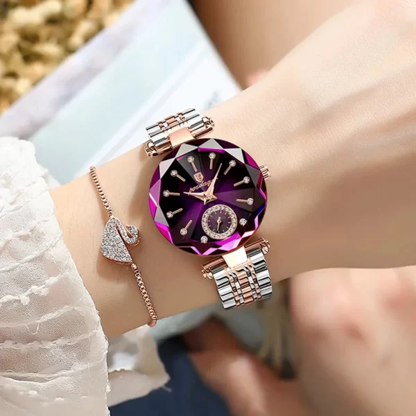 POEDAGAR Luxury Woman Wristwatch Elegant Waterproof Stainless Steel Watch for Ladies Dress Diamond Quartz Women's Watches Reloj - Image 6